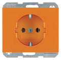 Berker 47157014 Steckdose SCHUKO K.1/K.5 orange glänzend