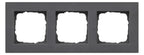 GIRA 0213235 Abdeckrahmen 3fach flach E2 Anthrazit