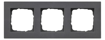 GIRA 0213235 Abdeckrahmen 3fach flach E2 Anthrazit