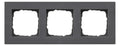GIRA 0213235 Abdeckrahmen 3fach flach E2 Anthrazit