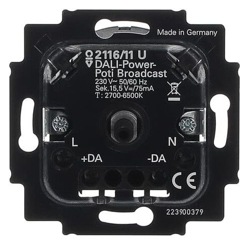 BJ 2116/11U DALI-Power-Potenziometer tunable whiteBC SV m.Netzteil