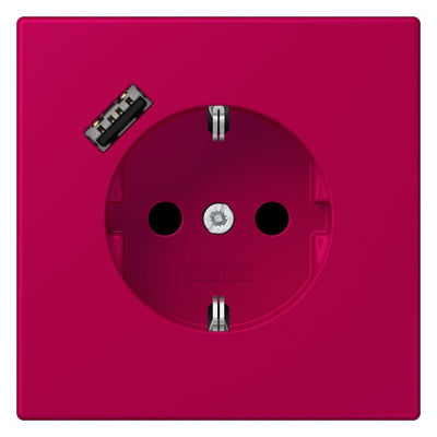 Jung LC1520-18A230 SCHUKO-Steckd.m.USB Typ A LC32101