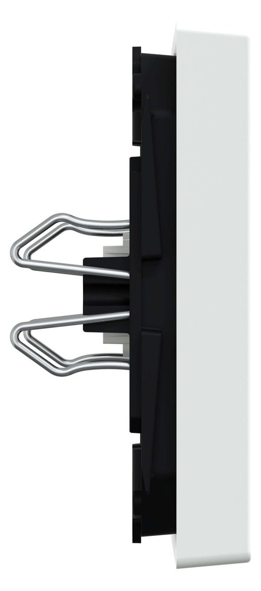 Mert 435825 Wippe m.Kontrollfenster+ Aufdr. Klingel aktivweiß glänz. Sys.M