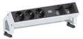 Bachmann 902.201 DESK2 3xSchuko 2xABD Strom 0,2m GST18 RAL9010