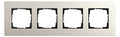 GIRA 0214220 Abdeckrahmen 4fach Esprit Linoleum-Multiplex Hellgrau