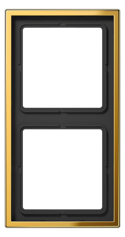 Jung GO2982 Rahmen 2fach LS/FD-design goldfarben