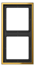 Jung GO2982 Rahmen 2fach LS/FD-design goldfarben