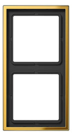 Jung GO2982 Rahmen 2fach LS/FD-design goldfarben