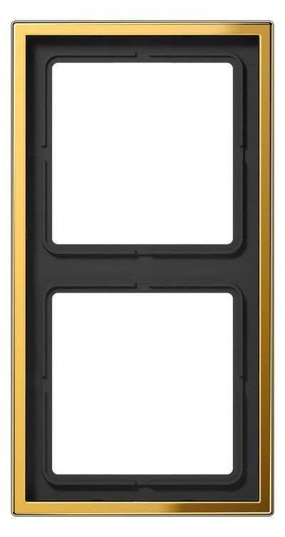 Jung GO2982 Rahmen 2fach LS/FD-design goldfarben