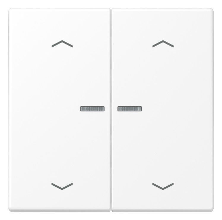 Jung LS 102 KO5P WWM Wippe m.Lichtleiter m.Pfeilsymbolen f.KNX Taster 2f Serie