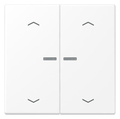 Jung LS 102 KO5P WWM Wippe m.Lichtleiter m.Pfeilsymbolen f.KNX Taster 2f Serie
