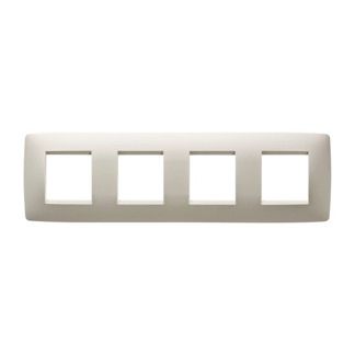 GEWISS GW16128TI Abdeckrahmen ONE International 2+2+2+2M horiz. Elfenbein