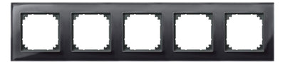 Mert 489503 M-PLAN-Echtglasrahmen 5f Onyxschwarz