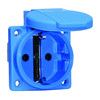 Bals 71094 SCHUKO-Anbausteckdose 16A 3p IP54 blau ortsfest