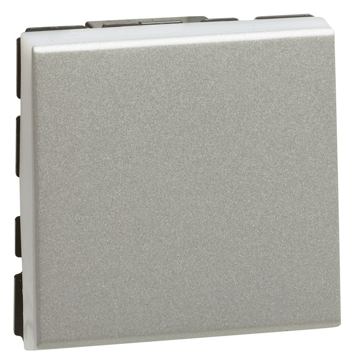 Legrand 079211L MSC Wechselschalter 10A (SL) 2-modulig beleuchtbar Aluminium