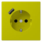 Jung LC1520-18A249 SCHUKO-Steckd.m.USB Typ A LC4320F