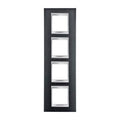 GEWISS GW16229VA Abdeckrahmen LUX International 2+2+2+2M vert. Schiefer