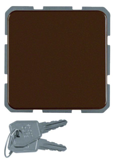 Berker 476301 Steckdose SCHUKO+Klappd. u.Schloss wg Up IP44 braun glänzend
