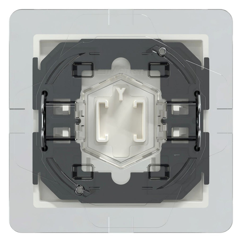 Mert 432719 Wippe m.Fenster rechteckig IP44 polarweiß glänzend System M