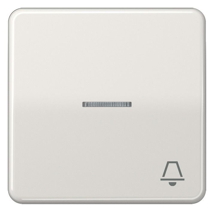 Jung CD590KO5KLG Wippe Symbol Klingel m.Lichtleiter lichtgrau