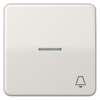 Jung CD590KO5KLG Wippe Symbol Klingel m.Lichtleiter lichtgrau