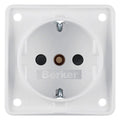 Berker 941952502 Steckdose SCHUKO m.erh.BS Integro polarweiß matt