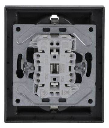 BJ 202 EUJB-866 SCHUKO® Doppelsteckdose volle Abdeckung EBS