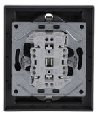 BJ 202 EUJB-866 SCHUKO® Doppelsteckdose volle Abdeckung EBS