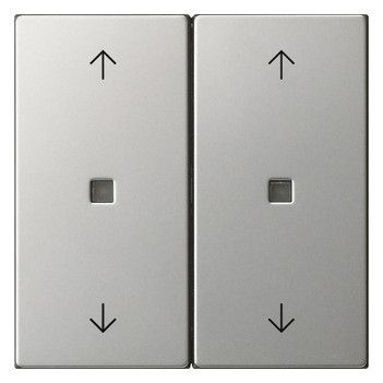 GIRA 5386600 Wippe 2fach Pfeile KF System 55 Edelstahl