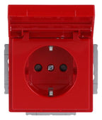 BJ 20 EUKNB-12-82 SCHUKO Steckdosen-Einsatz rt RAL3020 future