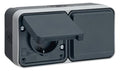 Berker 47753545 Steckd.SCHUKO 2f.waag.Klappd.Ber.schutz Schraubkl.4