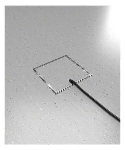 Bodensteckdose 8901B 1x Schuko belegbar 8901B-1-0