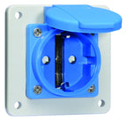 Bals 7110809 Schuko-Anbausteckdose ger. QC 16A 3p IP54 blau ortsfest erh.Ber.sch