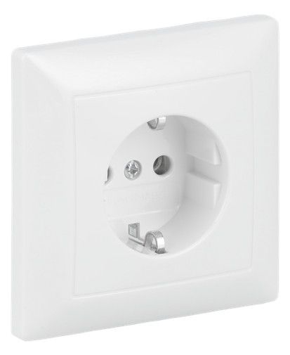 BJ 20 EUJR-914 SCHUKO Steckdose Vollplatte o.Spr. alpinweiß balance SI
