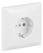 BJ 20 EUJR-914 SCHUKO Steckdose Vollplatte o.Spr. alpinweiß balance SI