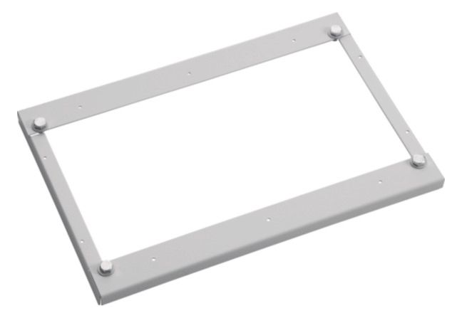 Hager MES-DBD3540 Dachrahmen distanziert 350x400 (BxT) RAL7035
