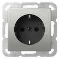 GIRA 4188600 SCHUKO-Steckdose System 55 Edelstahl
