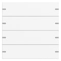 GIRA 5024927 Wippenset 4fach Tastsensor4 TS4 Aluminium Reinweiß seidenmatt (lack)