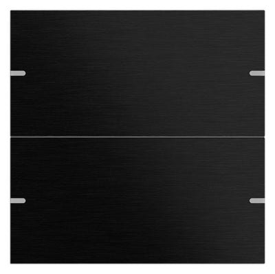 GIRA 5022126 Wippenset 2fach Tastsensor4 TS4 Aluminium Schwarz (eloxiert)