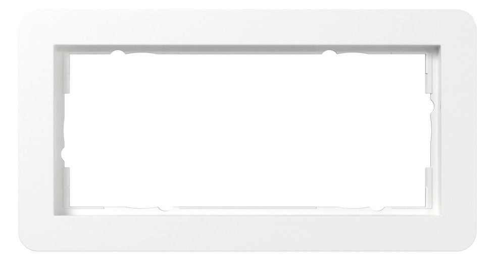 GIRA 1002150 Abdeckrahmen 2f o.M.Gira E1 Reinweiß