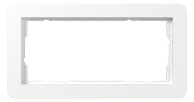 GIRA 1002150 Abdeckrahmen 2f o.M.Gira E1 Reinweiß
