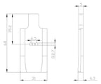 Siemens 3SE5210-3AA00-1AG0 LED-Deckel f.Pos. Met. 31mm LED ge/gn 110-230VAC ge