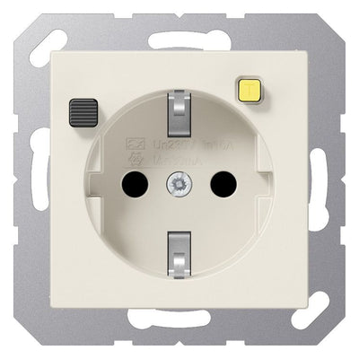 Jung A5520.30 FI-SCHUKO-Steckdose 30mA Serie A weiß