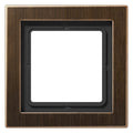 Jung MED2981AT Rahmen 1fach LS/FD-design Messing antik