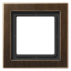 Jung MED2981AT Rahmen 1fach LS/FD-design Messing antik