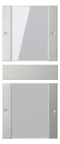 GIRA 2132600 Wippenset 2fach (1+1) BSF System 55 Klar/Edelstahl