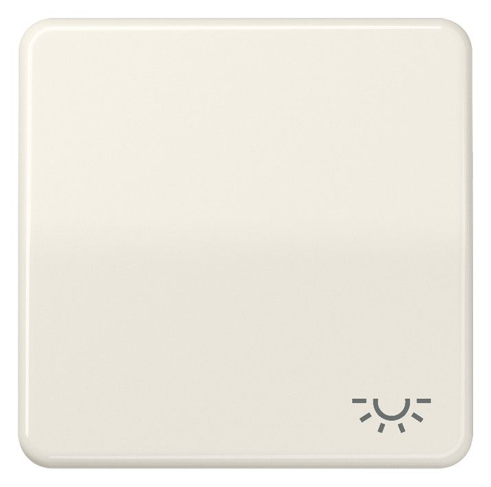 Jung CD590BFL Wippe Symbol Licht bruchsicher weiß