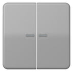 Jung CD595KO5GR Wippe Serienschalter m.Lichtleiter grau