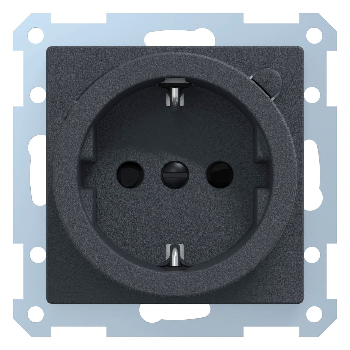 Mert 232814 FI-SCHUKO-Steckdose BRS anthrazit System M