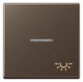 Jung A590KO5LMO Wippe Symbol Licht m.Lichtleiter Serie A mokka